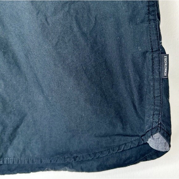 Kenneth Cole Reaction Men’s Shirt Button Up Black Sz Large‎ - Picture 6 of 8